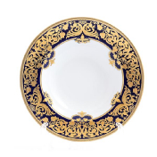 Набор тарелок глубоких Falkenporzellan Natalia cobalt gold 23,5 см(6 шт.)