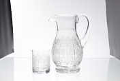 Комплект для воды снежинка Bohemia хрусталь 7 предметов Bohemia Crystal