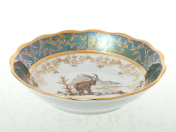 Набор Салатников Sterne porcelan Охота Зеленая 13 см(6 шт.)