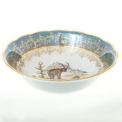 Салатник Sterne porcelan Охота Зеленая 23 см