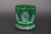 Комплект стаканов для виски зеленые Bohemia Цветной хрусталь 420 мл(6 шт.) Bohemia Crystal