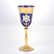 Комплект фужеров для вина 190 мл 6 шт. Smalt Bohemia Crystal