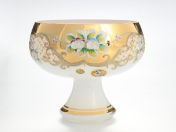 Конфетница Bohemia лепка белая E-S 16 см Bohemia Crystal