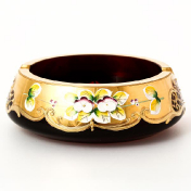Пепельница Crystal Bohemia Лепка красная 16 см Bohemia Crystal
