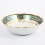 Салатник Sterne porcelan Зеленый лист 23 см