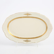 Овальное блюдо Thun Мария Луиза Ivory 24 см