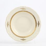 Комплект глубоких тарелок из фарфора Thun Мария Луиза Ivory 23 см(6 шт.)