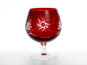 Комплект фужеров для бренди 250 мл красный (6 шт.) Bohemia Crystal
