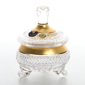 Конфетница с крышкой Crystal Heart 8,5 см Bohemia Crystal