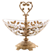 Блюдо ладья Timon Gold RCR Cristalleria Italliana