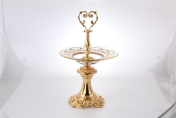 Фруктовница TIMON д.20 см, в.45 см RCR Cristalleria Italliana