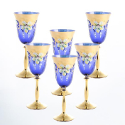 Комплект фужеров Анжела для винаAS Crystal 250 мл Bohemia Crystal