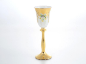 Комплект рюмок "Анжела" для водки AS Crystal лепка золотая E-S 60 мл Bohemia Crystal