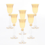 Комплект рюмок "Анжела" для водки AS Crystal Матовая полоса 60 мл(6 шт.) Bohemia Crystal