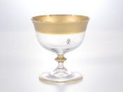 Комплект стеклянных креманок AS Crystal Матовая полоса 105 мл(2 шт.) Bohemia Crystal