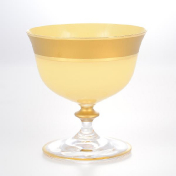 Комплект стеклянных креманок AS Crystal Матовая полоса 105 мл(2 шт.) Bohemia Crystal