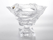 Фруктовница на ножке Bohemia Treasury Flamenco Icecut 30 см