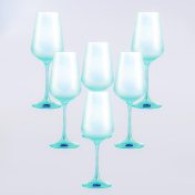 Комплект фужеров для вина Crystalex Bohemia Sandra 250 мл(6 шт.) Bohemia Crystal