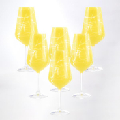 Комплект фужеров для вина Crystalex Bohemia Sandra 550 мл(6 шт.) Bohemia Crystal