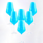 Комплект фужеров для вина Crystalex Bohemia Sandra 550 мл(6 шт.) Bohemia Crystal