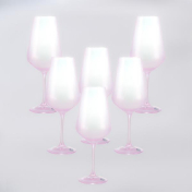 Комплект фужеров для вина Crystalex Bohemia Sandra 550 мл(6 шт.) Bohemia Crystal