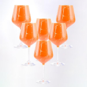 Комплект фужеров для вина Crystalex Bohemia Sandra 570 мл(6 шт.) Bohemia Crystal