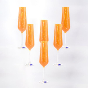 Комплект фужеров для шампанского Crystalex Bohemia Sandra 200 мл(6 шт.) Bohemia Crystal