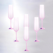 Комплект фужеров для шампанского Crystalex Bohemia Sandra 200 мл(6 шт.) Bohemia Crystal
