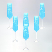 Комплект фужеров для шампанского Crystalex Bohemia Sandra 200 мл(6 шт.) Bohemia Crystal
