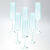 Комплект фужеров для шампанского Crystalex Bohemia Sandra 200 мл(6 шт.) Bohemia Crystal
