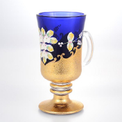 Комплект кружек для воды 6 шт. SMALT синяя Bohemia Crystalite