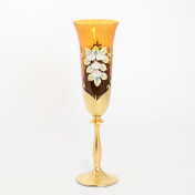 Комплект для шампанского Bohemia Tupovane красный 190 мл (6 шт.) Bohemia Crystalite
