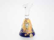 Колокольчик Лепка синяя E-S 15 см Bohemia Crystal