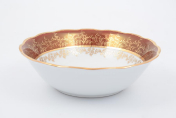 Салатник Sterne porcelan Красный лист 23 см