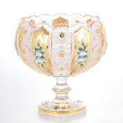 Конфетница золото Bohemia Max Crystal 18 см Bohemia Crystal