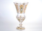 Ваза золото Bohemia Max Crystal 34 см Bohemia Crystal