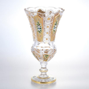 Ваза 35 см Max Crystal Золото Bohemia Crystal