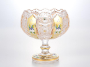 Конфетница золото на ножке Bohemia Max Crystal 13 см Bohemia Crystal