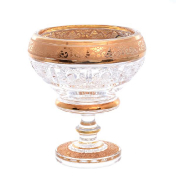 Конфетница на ножке Bohemia Max Crystal Золото 13 см Bohemia Crystal