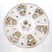 Конфетница Bohemia Max Crystal Золото 18 см Bohemia Crystal