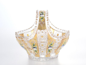 Корзинка золото Bohemia Max Crystal 20 см Bohemia Crystal