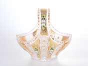 Корзинка золото Bohemia Max Crystal 25 см Bohemia Crystal