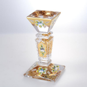 Подсвечник Bohemia Max Crystal Золото 20 см Bohemia Crystal