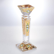Подсвечник Bohemia Max Crystal Золото 30 см Bohemia Crystal