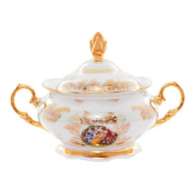 Фарфоровая сахарница Queen's Crown Мадонна перламутр Queens Crown