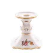 Подсвечник Queen's Crown Мейсенский букет 28 см Queens Crown