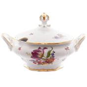 Супница Queen's Crown Мейсенский букет Queens Crown