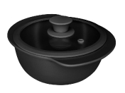 Керамическая кастрюля с крышкой Oxford 25 cm/2300ml