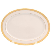 Овальное блюдо Falkenporzellan Cream Gold 35 см