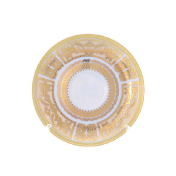 Комплект фарфоровых блюдец 15 см Diadem White Creme Gold (6 шт.)